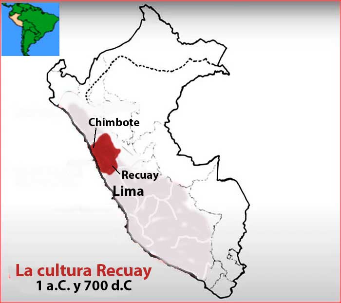 ubicacion geografica de la cultura recuay