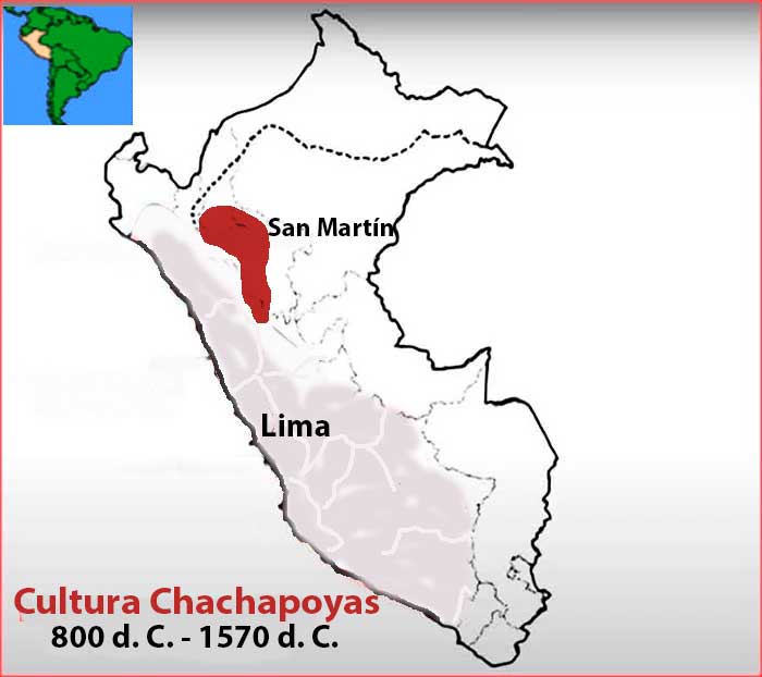 ubicación de la cultura chachapoyas