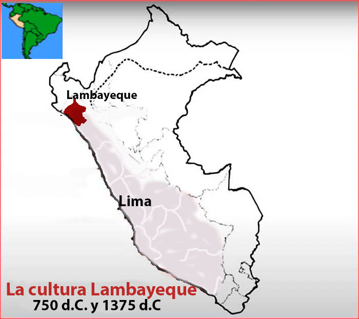 Ubicación cultura lambayeque